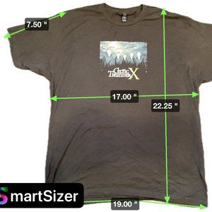 Band Shirt, Celtic Thunder 2018 tour shirt, size XL